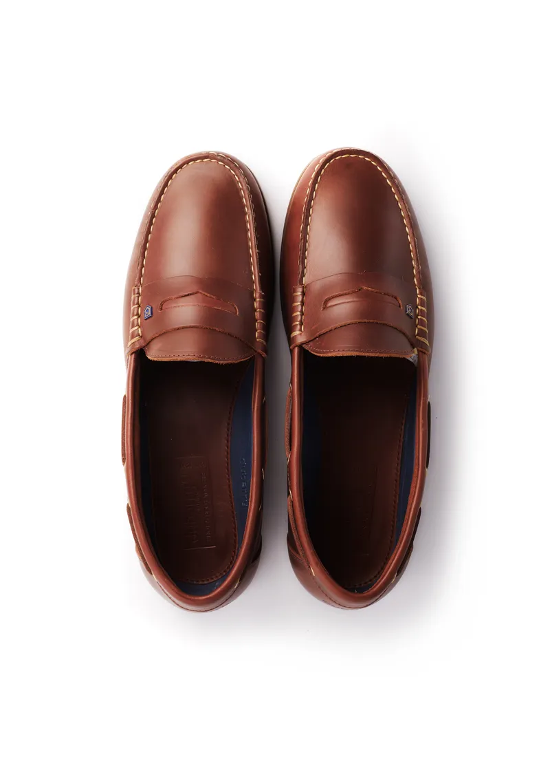 Dubarry Spinnaker Mens Deck Shoes Brown-3